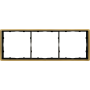 Рамка 3-я,  матовое золото,  серия R98 METAL