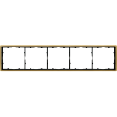 Рамка 5-я,  матовое золото,  серия R98 METAL