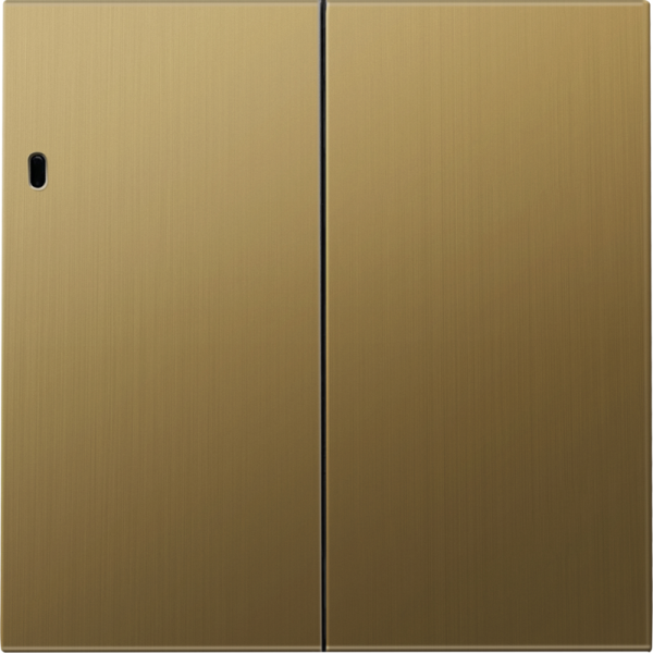 Клавиша 2-я с подсветкой,  матовое золото,  серия R98 METAL