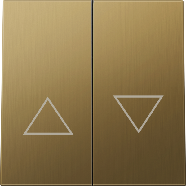 Клавиша 2-я со стрелками для жалюзи,  матовое золото,  серия R98 METAL
