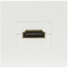 Розетка HDMI,  2мод.,  бел. (45х45мм),  серия (тип) DEC