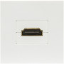 Розетка HDMI,  2мод.,  бел. (45х45мм),  серия (тип) DEC
