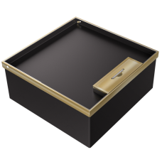 Лючок в пол 24 мод. (12 мод. 45х45 мм.),  латунь