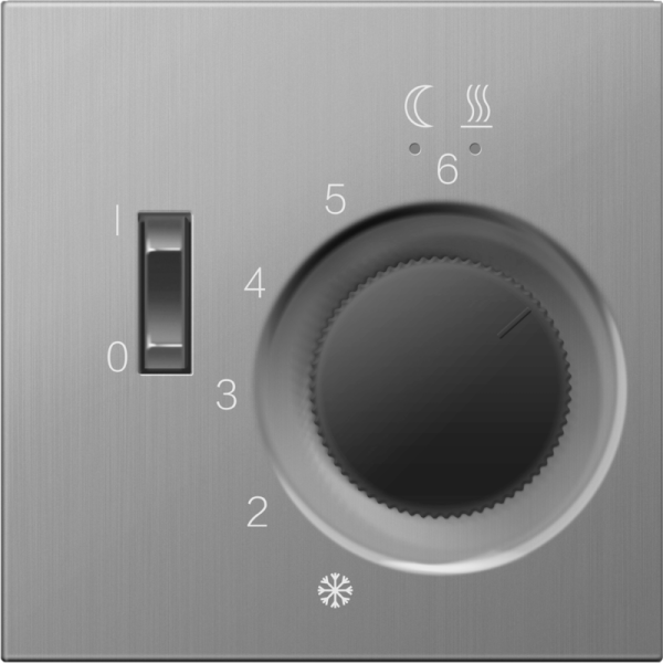 Накладка для регулятора температуры пола DTEF231,  никель,  серия R98 METAL