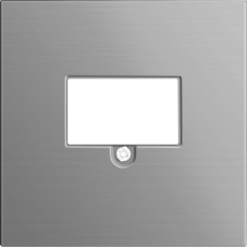 Накладка стандарта TAE для розеток USB,  HDMI,  аудио,  никель,  серия R98 METAL