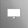 Накладка стандарта TAE для розеток USB,  HDMI,  аудио,  никель,  серия R98 METAL