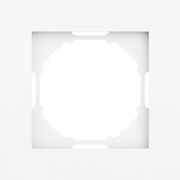 Рамка 1-я,  глянцевый белый,  серия A07