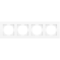 Рамка 4-я,  глянцевый белый,  серия A07