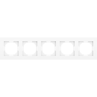 Рамка 5-я,  глянцевый белый,  серия A07