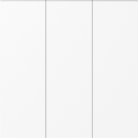 Клавиша 3-я,  глянцевый белый,  серия A07