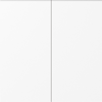 Клавиша 2-я,  глянцевый белый,  серия A07