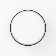 Накладка для светорегулятора поворотного,  глянцевый белый,  серия A07