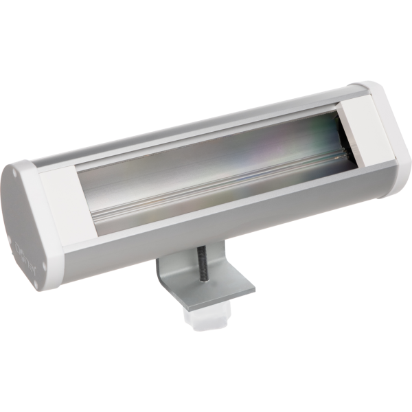 Настольный розеточный блок Ovaledesign 16 мод. (8 мод. 45х45),  белые пластиковые торцевые заглушки