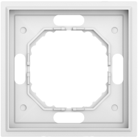 Рамка 1-я,  матовый белый,  серия S08