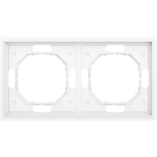 Рамка 2-я,  глянцевый белый,  серия S08