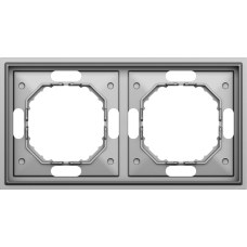 Рамка 2-я,  сталь,  серия S08
