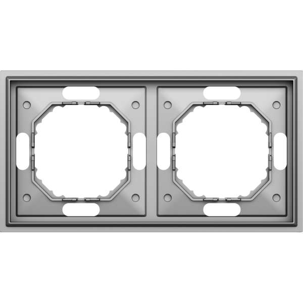 Рамка 2-я,  сталь,  серия S08