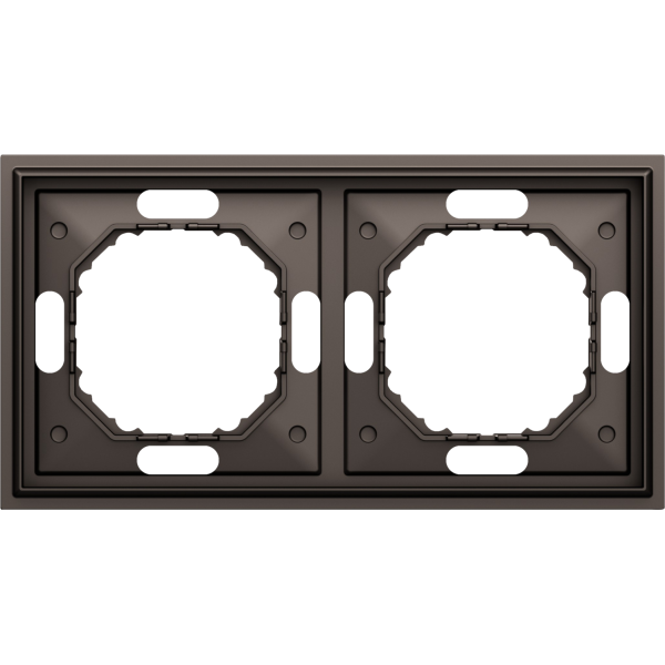 Рамка 2-я,  мокко,  серия S08