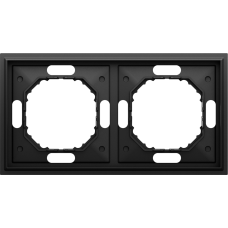 Рамка 2-я,  черный графит,  серия S08