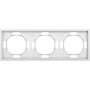 Рамка 3-я,  матовый белый,  серия S08