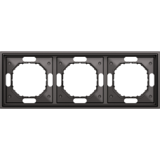 Рамка 3-я,  матовый титан,  серия S08