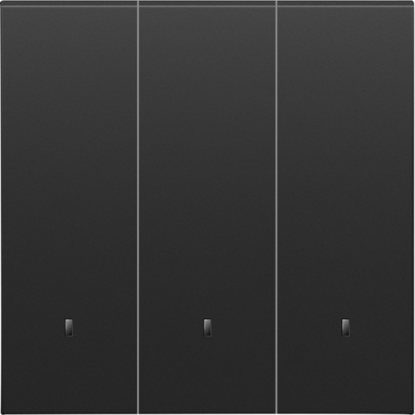 Клавиша 3-я с подсветкой,  черный графит,  серия S08