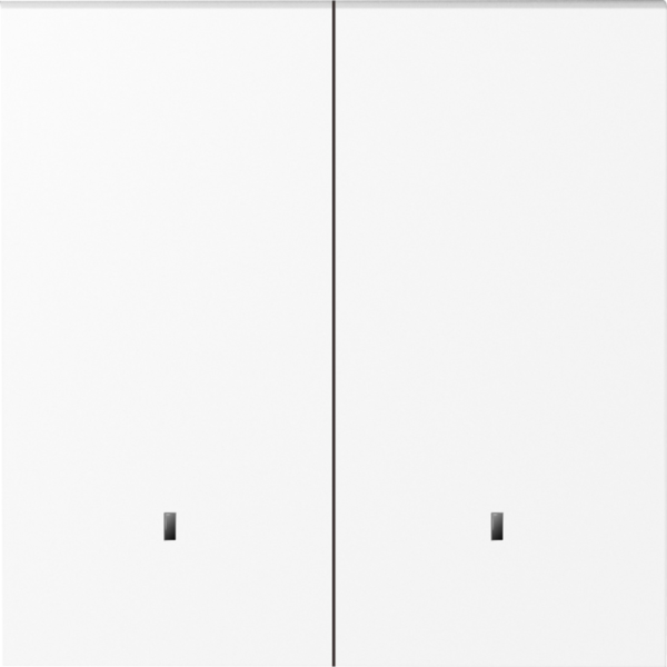 Клавиша 2-я с подсветкой,  глянцевый белый,  серия S08