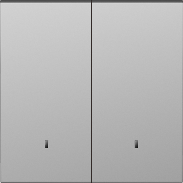 Клавиша 2-я с подсветкой,  сталь,  серия S08