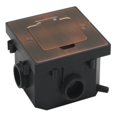 Лючок Surface 2 мод. (1 мод. 45х45 мм.),  красная медь,  IP44,  (с уст. набором)