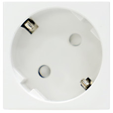 Розетка 2К+З нем.ст.,  45 гр.,  с з/ш,  бел. матовая (45х45мм),  серия (тип) DF6