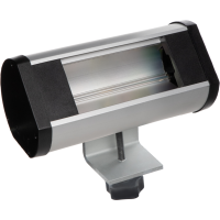 Настольный розеточный блок Ovaledesign 4 мод. (2 мод. 45х45),  черные пластиковые торцевые заглушки