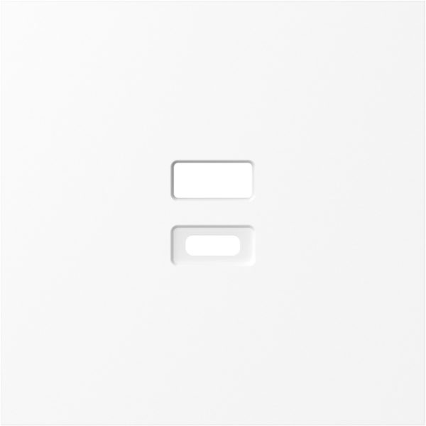 Накладка для розеток USB,  глянцевый белый,  серия S08