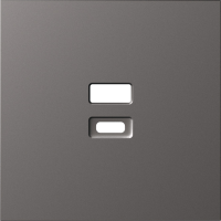 Накладка для розеток USB,  матовый титан,  серия S08
