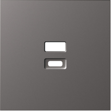 Накладка для розеток USB,  матовый титан,  серия S08
