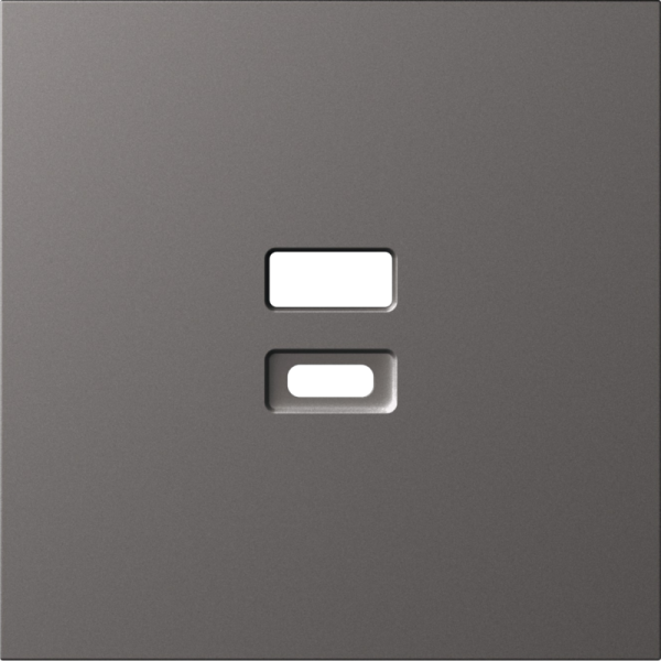 Накладка для розеток USB,  матовый титан,  серия S08