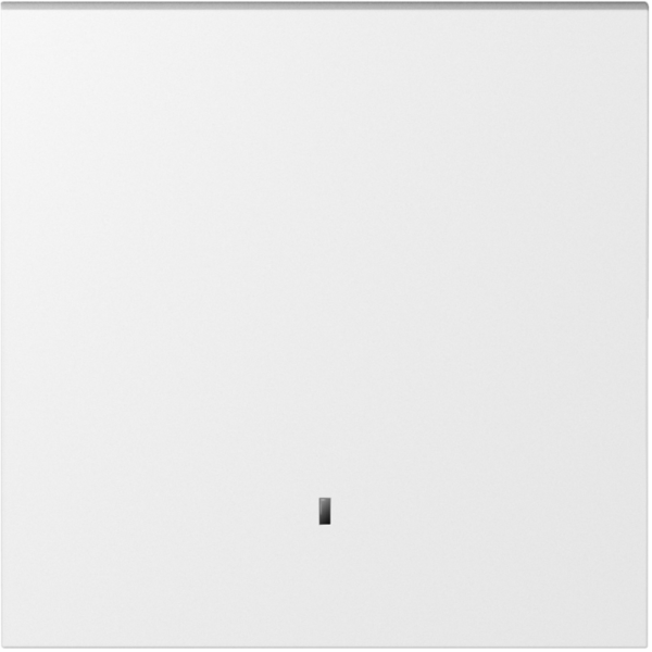 Клавиша 1-я с подсветкой,  матовый белый,  серия S08