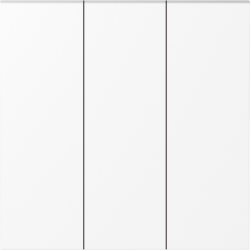 Клавиша 3-я,  глянцевый белый,  серия S08