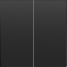 Клавиша для перекрёстного переключателя 2-я,  черный графит,  серия S08