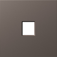 Накладка 1-я для розеток RJ45, TV, SAT,  мокко,  серия S08