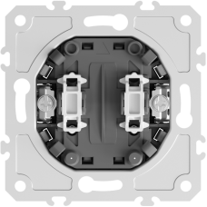 Механизм кнопки звонка 2-х клавишный,  10 A 250 В~,  серия DB