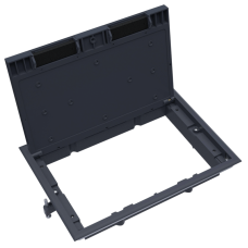 Лючок ревизионный в пол 16 мод.,  крышка ABS + гальванизированная стальная вставка