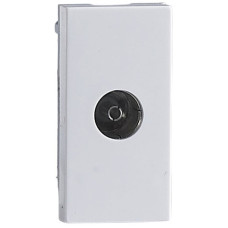 Розетка TV,  1мод.,  бел. (22.5х45мм),  серия (тип) DEC