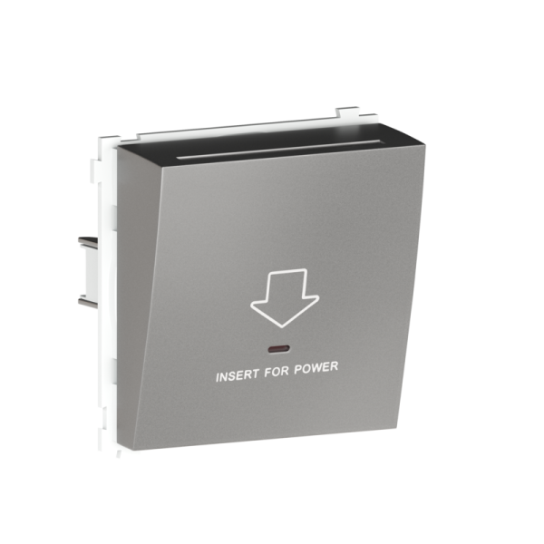 Карточный выключатель,  10 A 250 В,  благородная сталь Donel R98 Metal