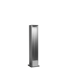 Напольная мини-колонна односторонняя  8 мод. (4мод. 45х45),  высота 225мм,  цвет алюминий