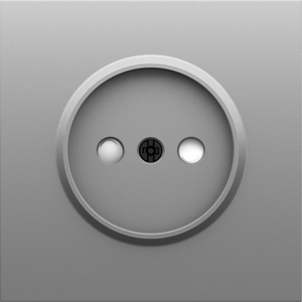 Накладка для розетки без заземления,  со шторками 16A 250 В~,  серый графит,  серия S08