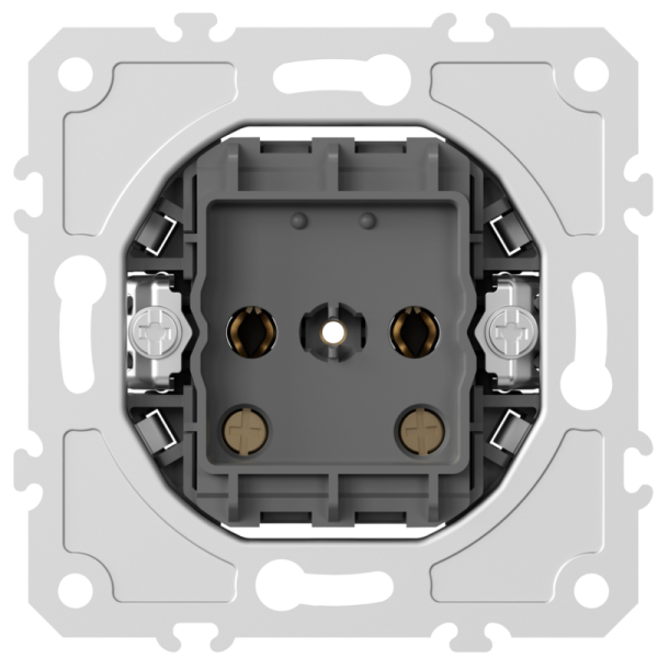 Механизм розетки без заземления 16А 250В~ на винтах,  серия DB