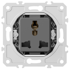 Механизм универсальной розетки мультистандарт 16А 250В~ на винтах,  серия DB