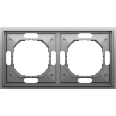 Рамка 2-я,  серый графит,  серия S08