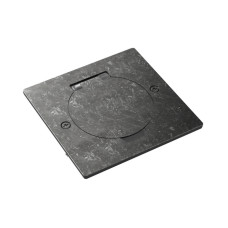 Лючок Surface 2 мод. (1 мод. 45х45 мм.),  круглая крышка,  оцинкованная сталь,  IP44