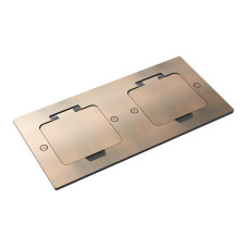 Лючок Surface 4 мод. (2 мод. 45х45 мм.),  красная медь,  IP44